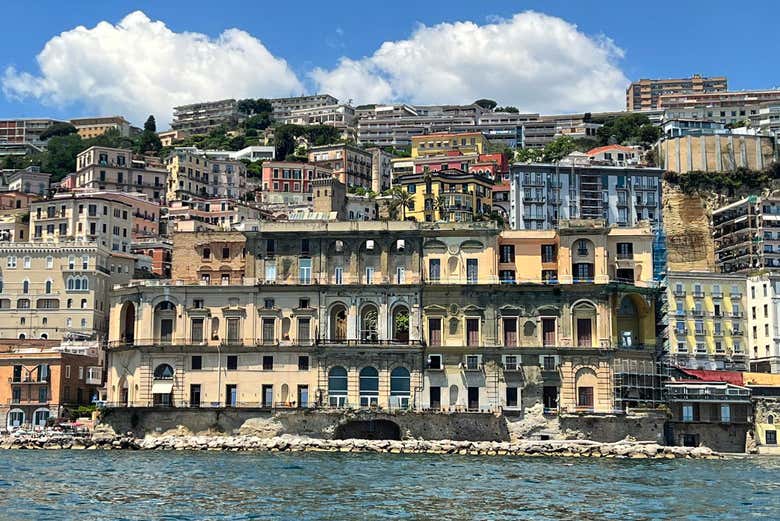 La vista sulla costa di Posillipo