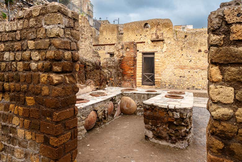 Antiche costruzioni di Ercolano
