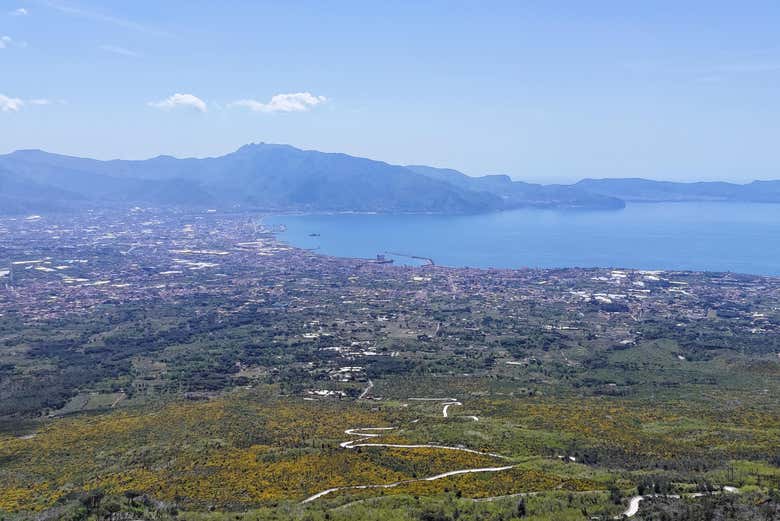 Il panorama che vedremo durante la camminata