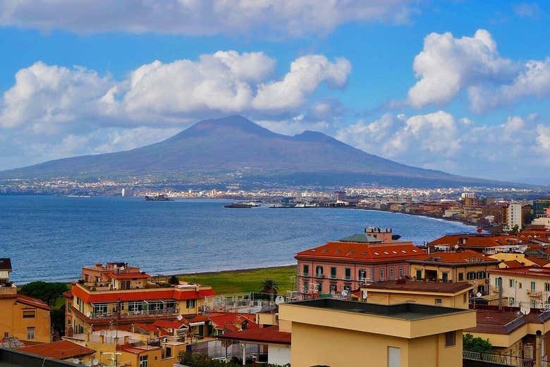 Vista panoramica di Napoli