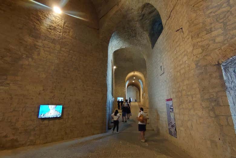 All'interno di Castel Sant'Elmo