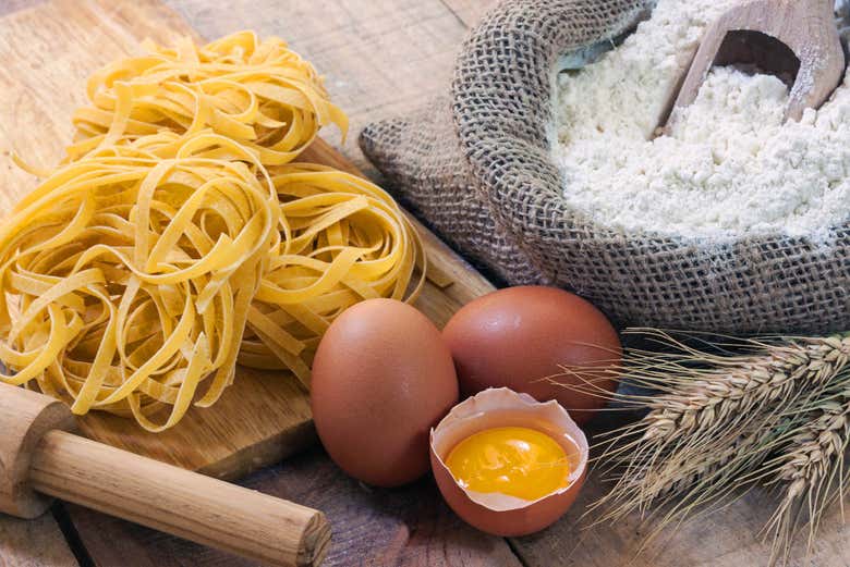 Ingredienti delle tagliatelle
