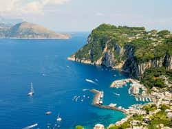 Panorama dell'isola di Capri