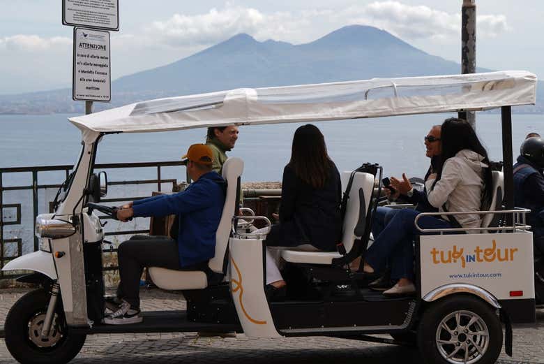Tuk tuk durante l'attività