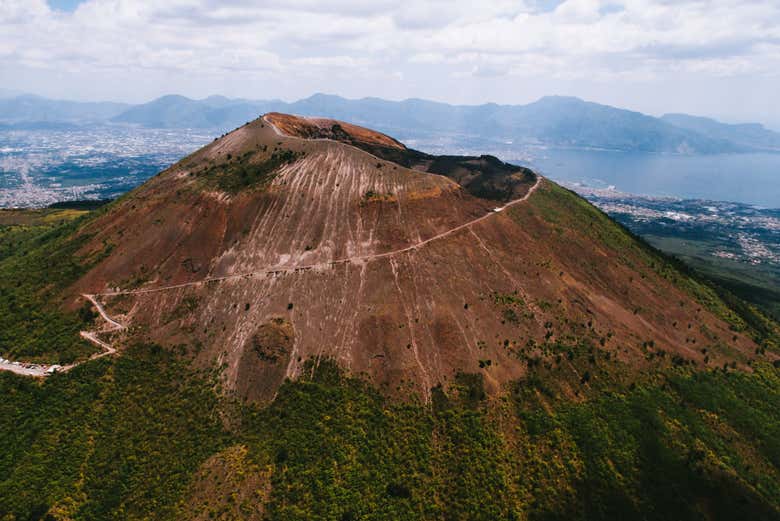 Vista sul Vesuvio